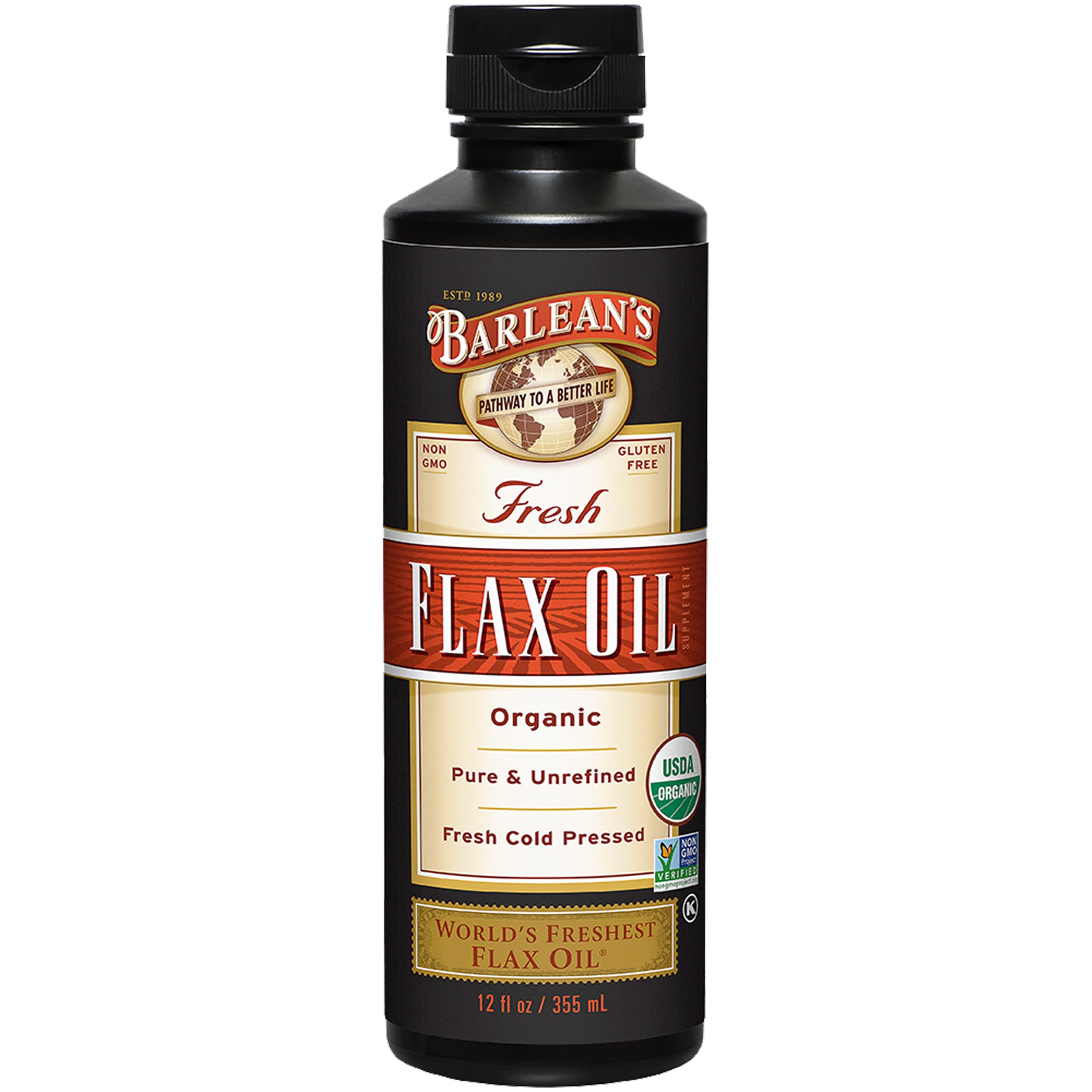 Barlean's Organic Flaxseed Oil - Cold-Pressed Omega-3