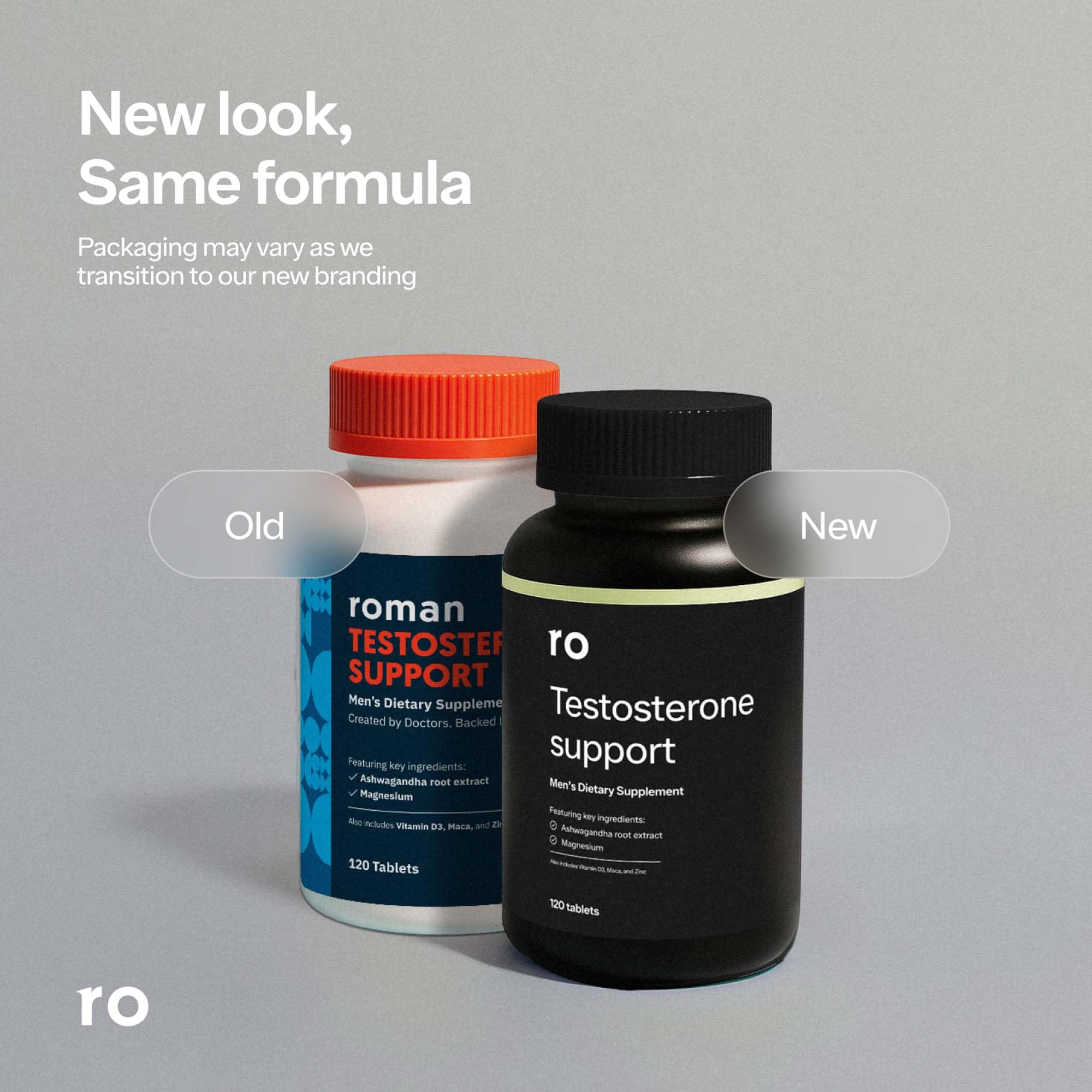 Roman Testosterone Support - Ashwagandha & Magnesium

