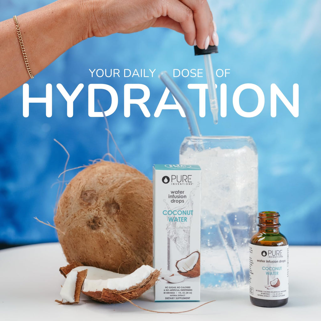 Pure Inventions Coconut Water Infusion Drops | Electrolytes

