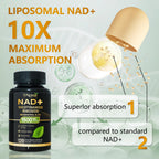 UNcena Liposomal NAD+ Supplement with Resveratrol

