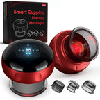 7-in-1 Smart Cupping Therapy Massager with Red Light & Heat, 20 Levels
