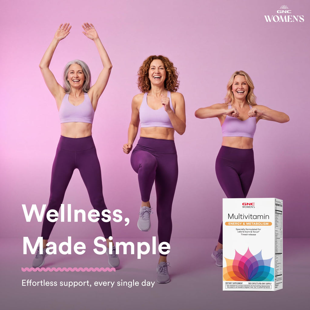 GNC Women's Energy & Metabolism Multivitamin Caplets


