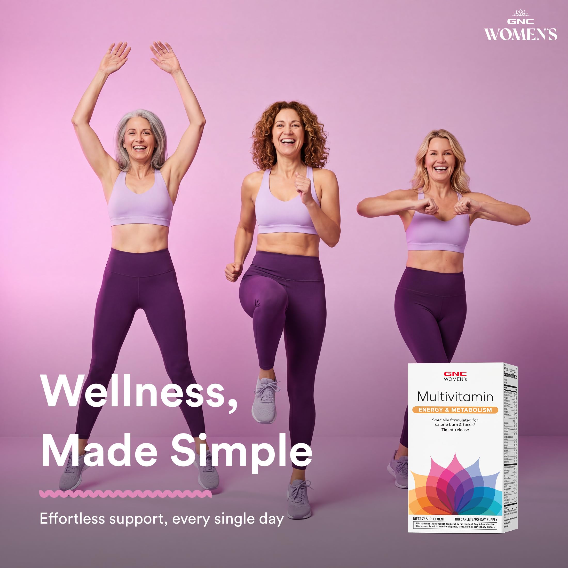 GNC Women's Energy & Metabolism Multivitamin Caplets

