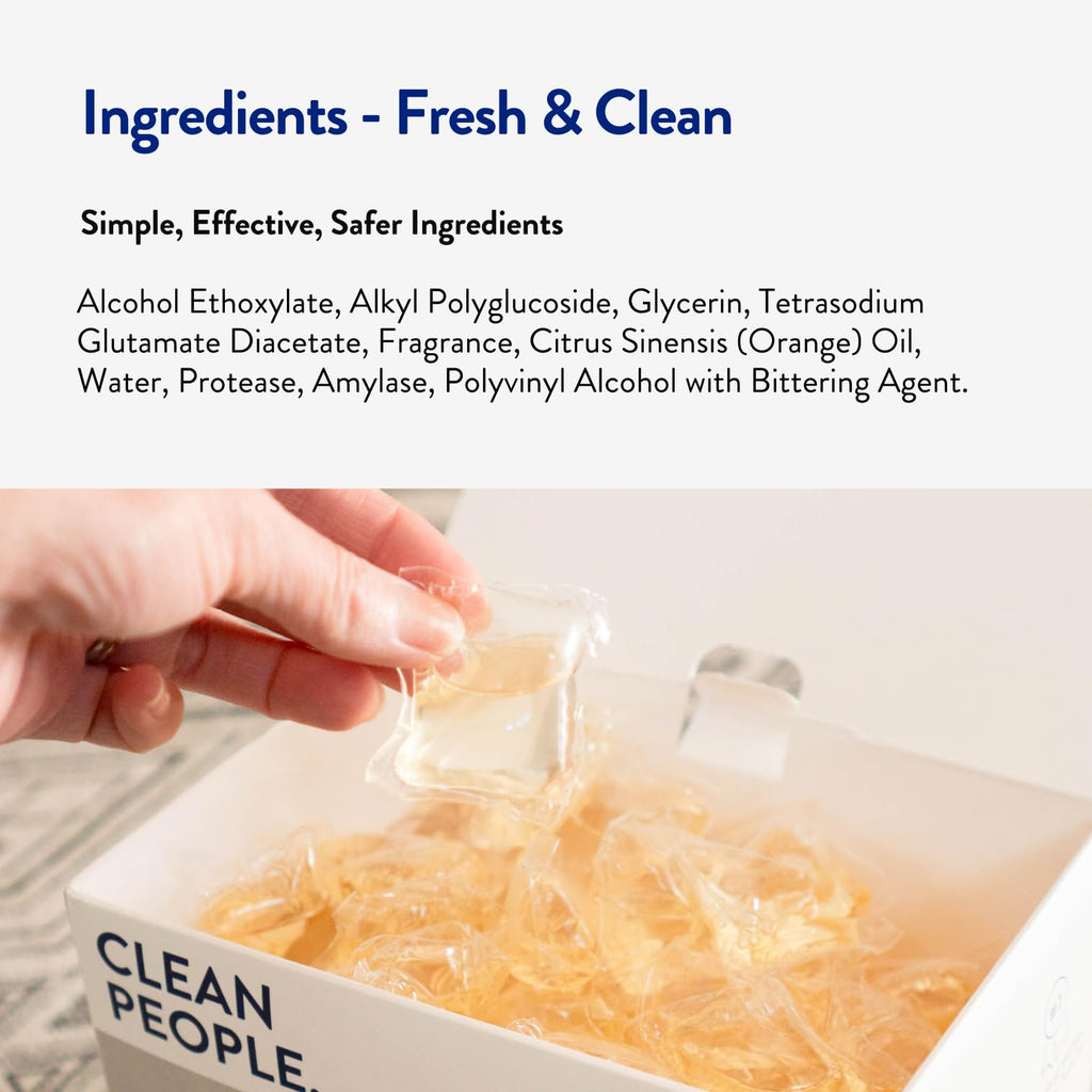 Laundry Detergent Pods by The Clean People - Hypoallergenic

