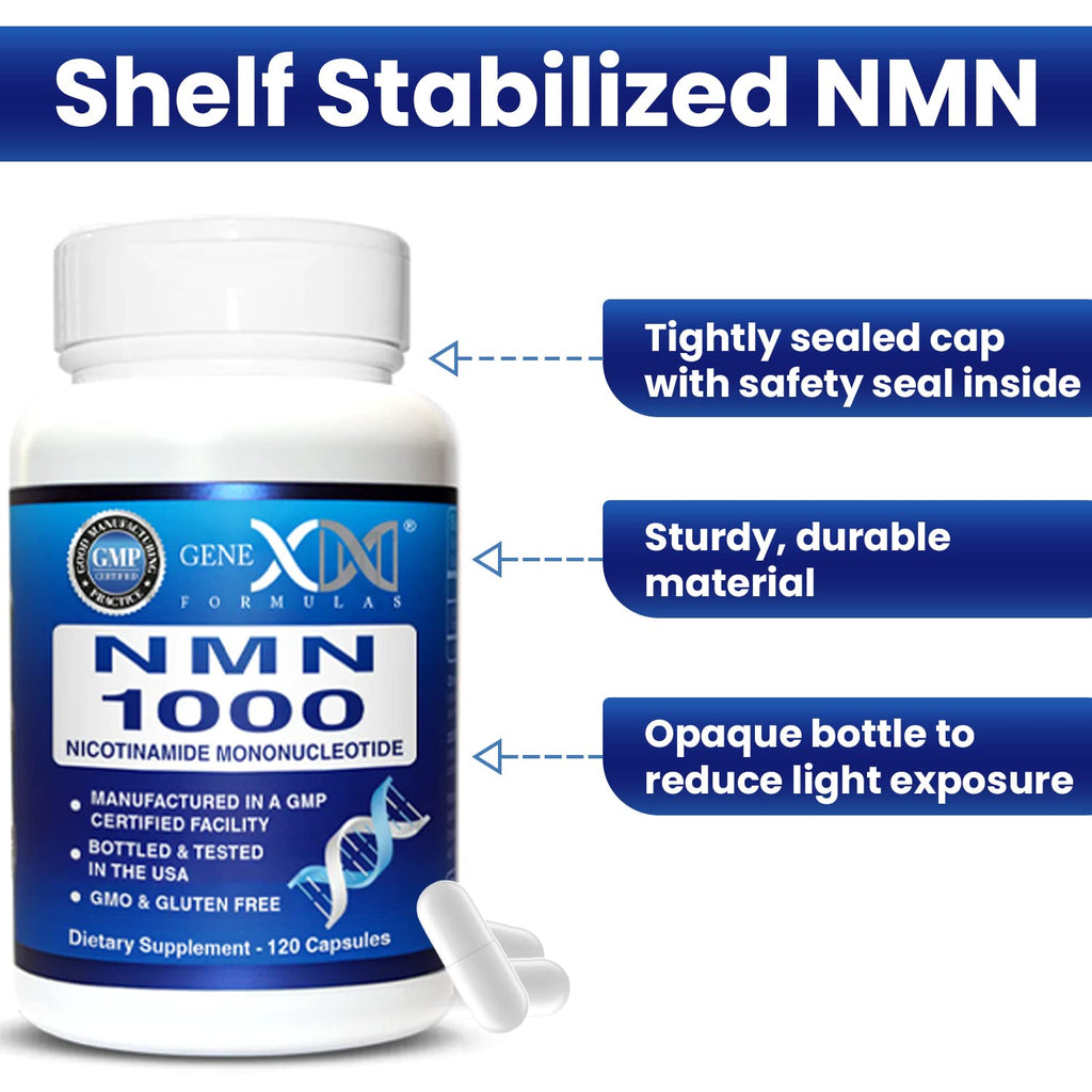 Genex NMN 1000mg Capsules for NAD+ Support

