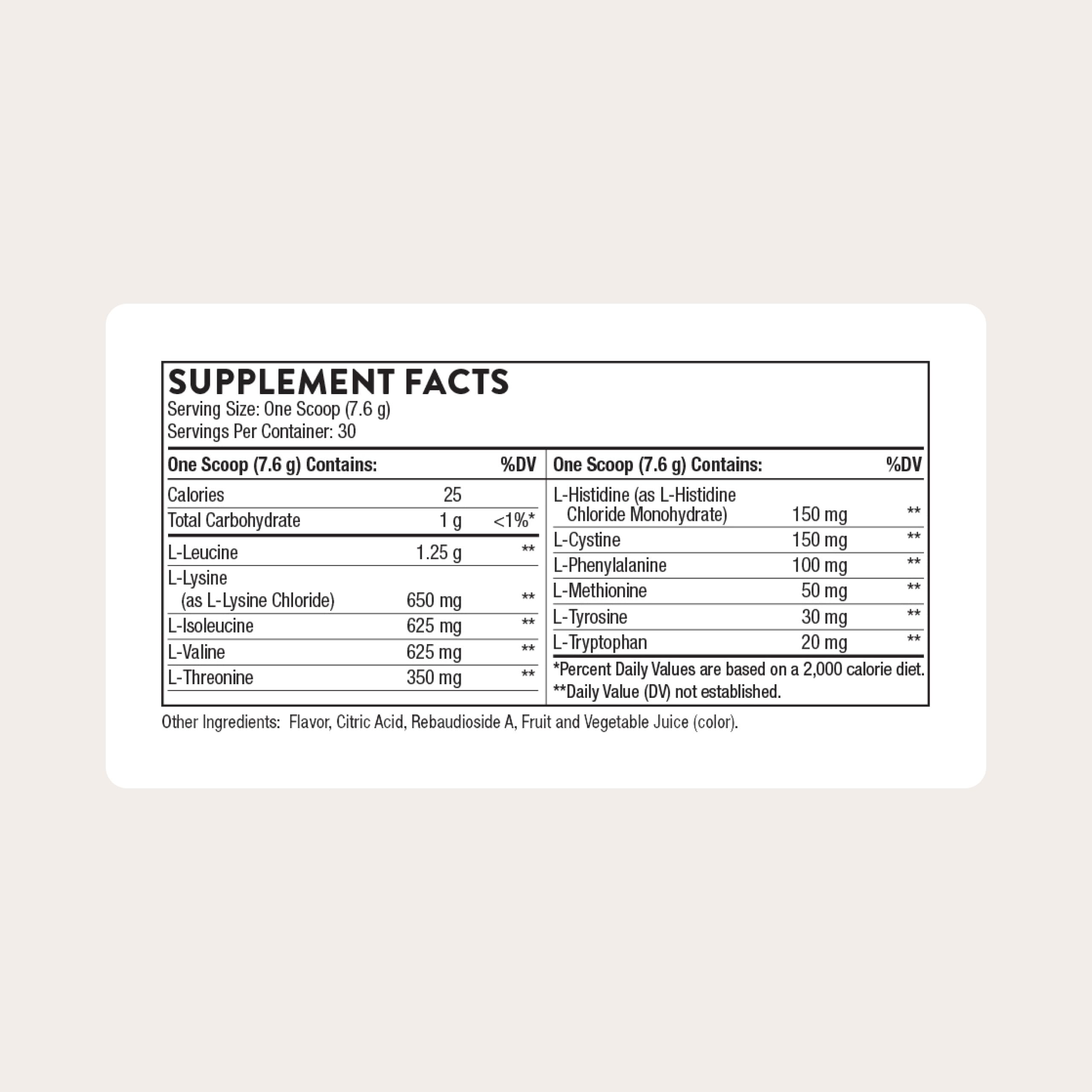 Thorne Amino Complex EAA & BCAA Powder

