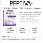 Peptiva Probiotic with Melatonin for Digestive & Sleep

