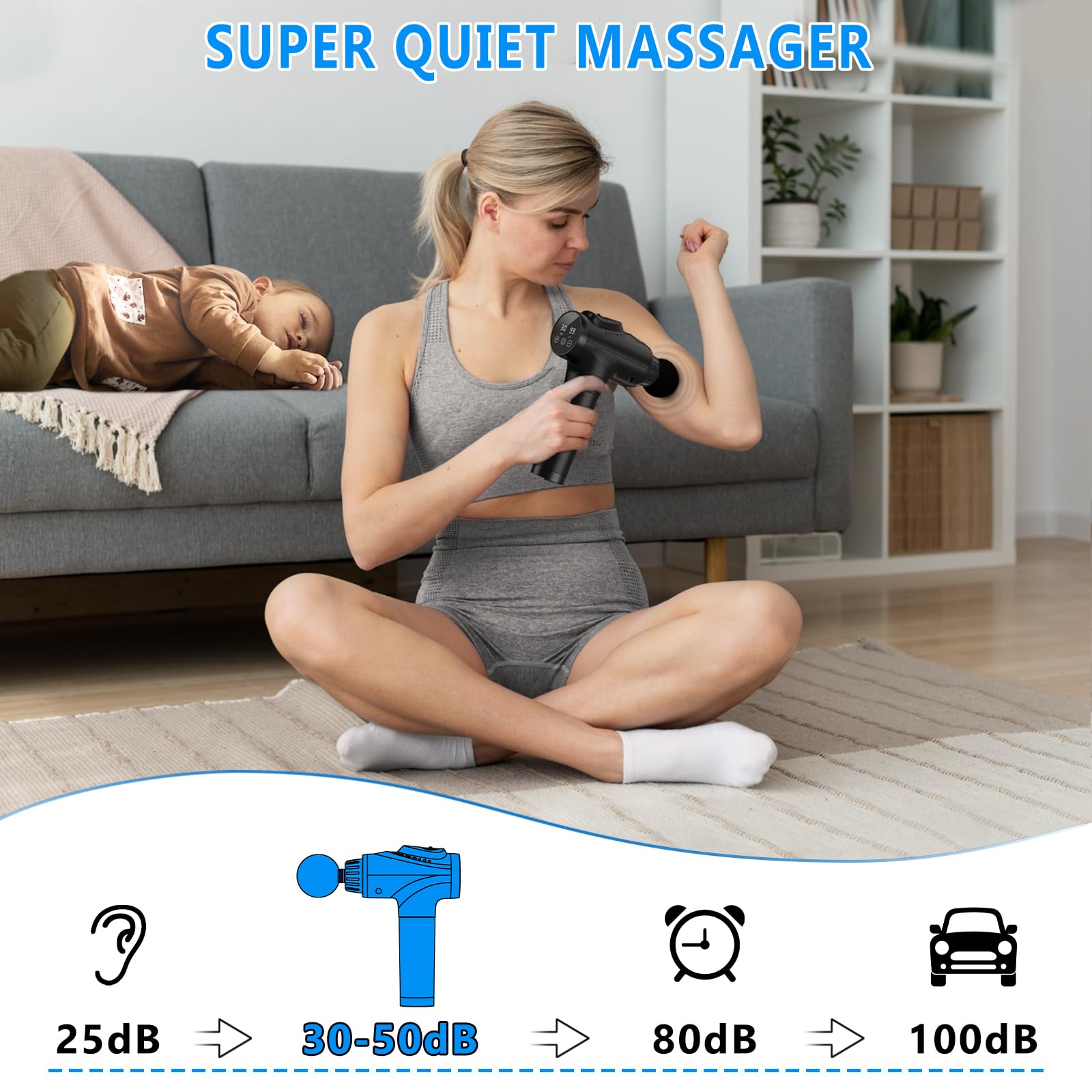 APHERMA Massage Gun - Handheld Percussion Massager

