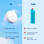Blueland Toilet Cleaner Tablets - Plastic-Free & Septic-Safe

