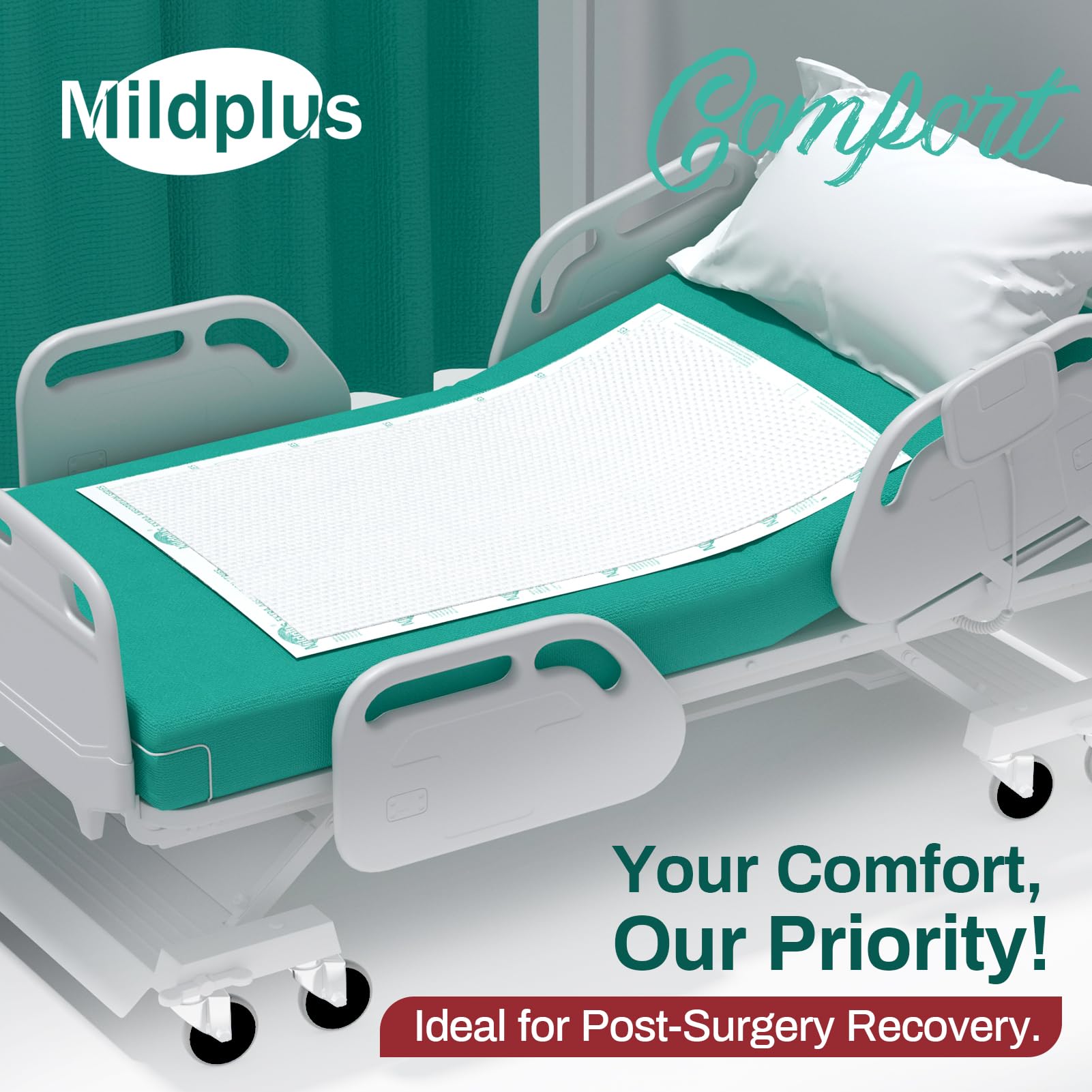 MILDPLUS Heavy Duty Underpads Disposable Bed Pads

