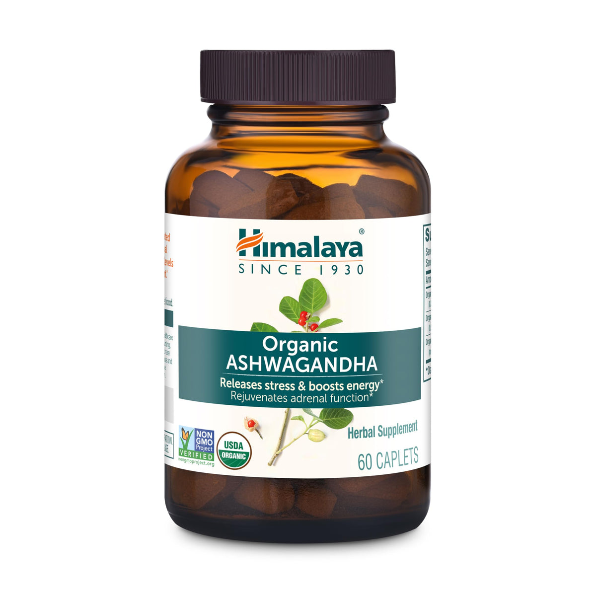 Himalaya Organic Ashwagandha Root - Ayurvedic Supplement
