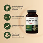 NatureBell Berberine Supplement with Cinnamon & Turmeric

