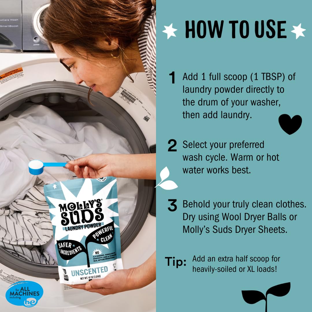 Molly's Suds Original Laundry Detergent Powder - Gentle

