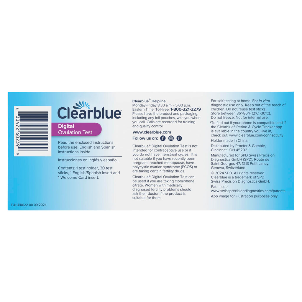 Clearblue Digital Ovulation Test | Predicts Fertile Window

