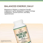 Double Wood Supplements Magnesium Malate Capsules - 1500 mg


