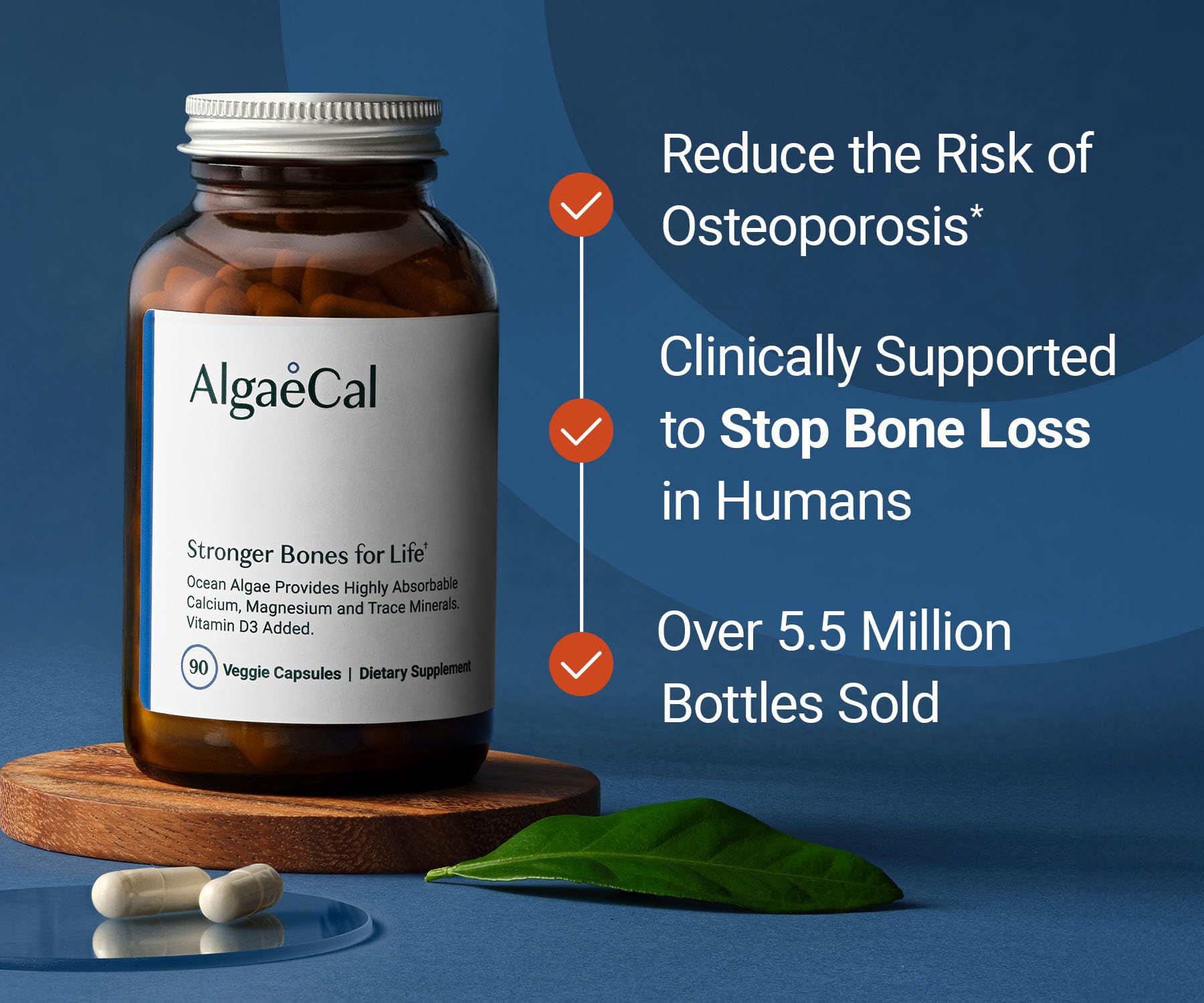 ALGAECAL Plant Based Calcium with Vitamin D3 1000 IU

