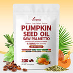 VivoNu Pumpkin Seed Oil with Saw Palmetto Hair Growth

