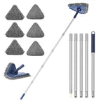 JEHONN Wall Mop 82-Inch Reach | 3-in-1 Duster with Pads

