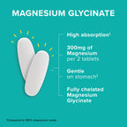 Qunol Magnesium Glycinate 300mg Chelated Supplement

