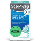 ScarAway Advanced Clear Silicone Scar Sheets | Medical Grade

