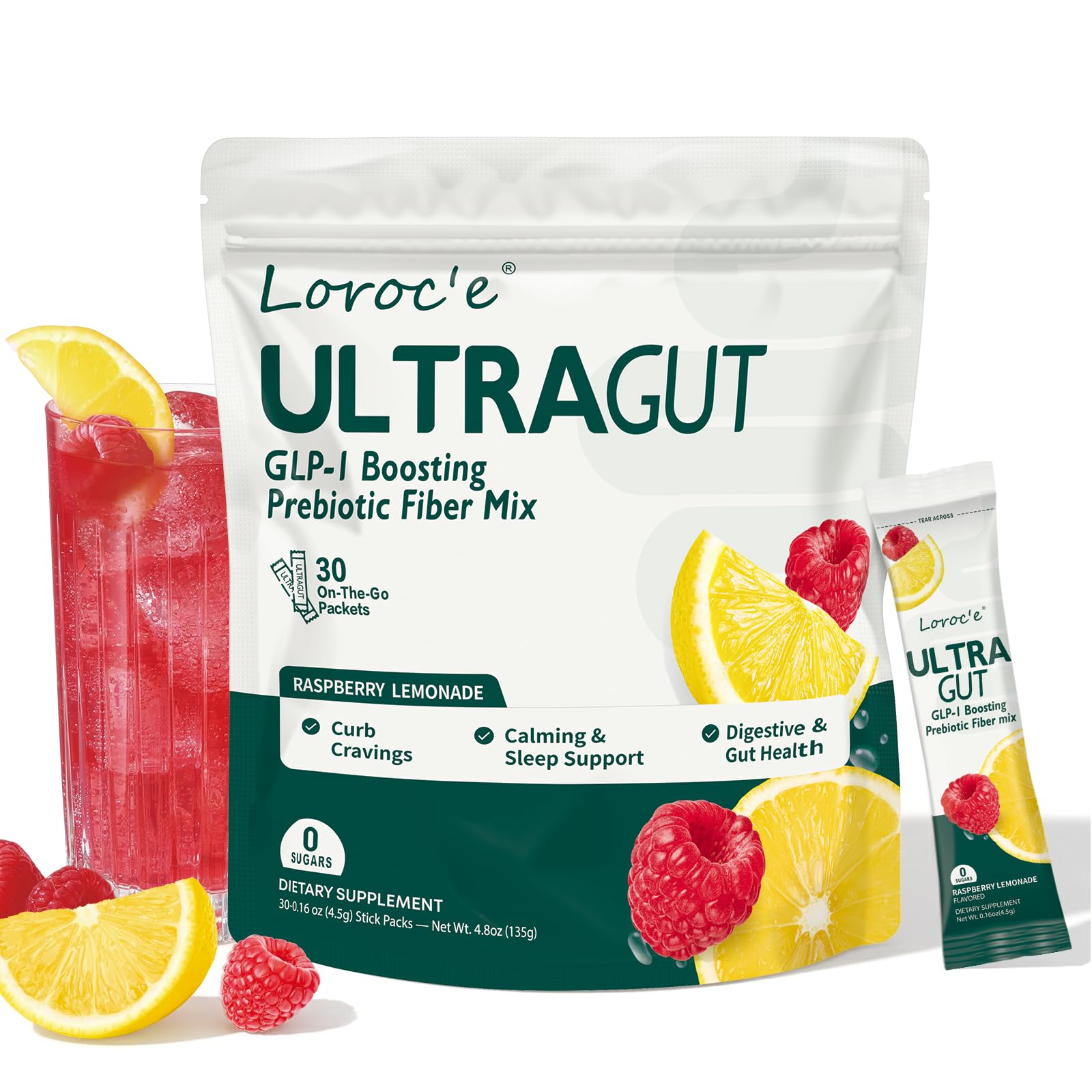 UltraGut Fiber Powder for Gut Health | On the Go

