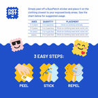 NATPAT BuzzPatch Mosquito Patch Stickers for Kids

