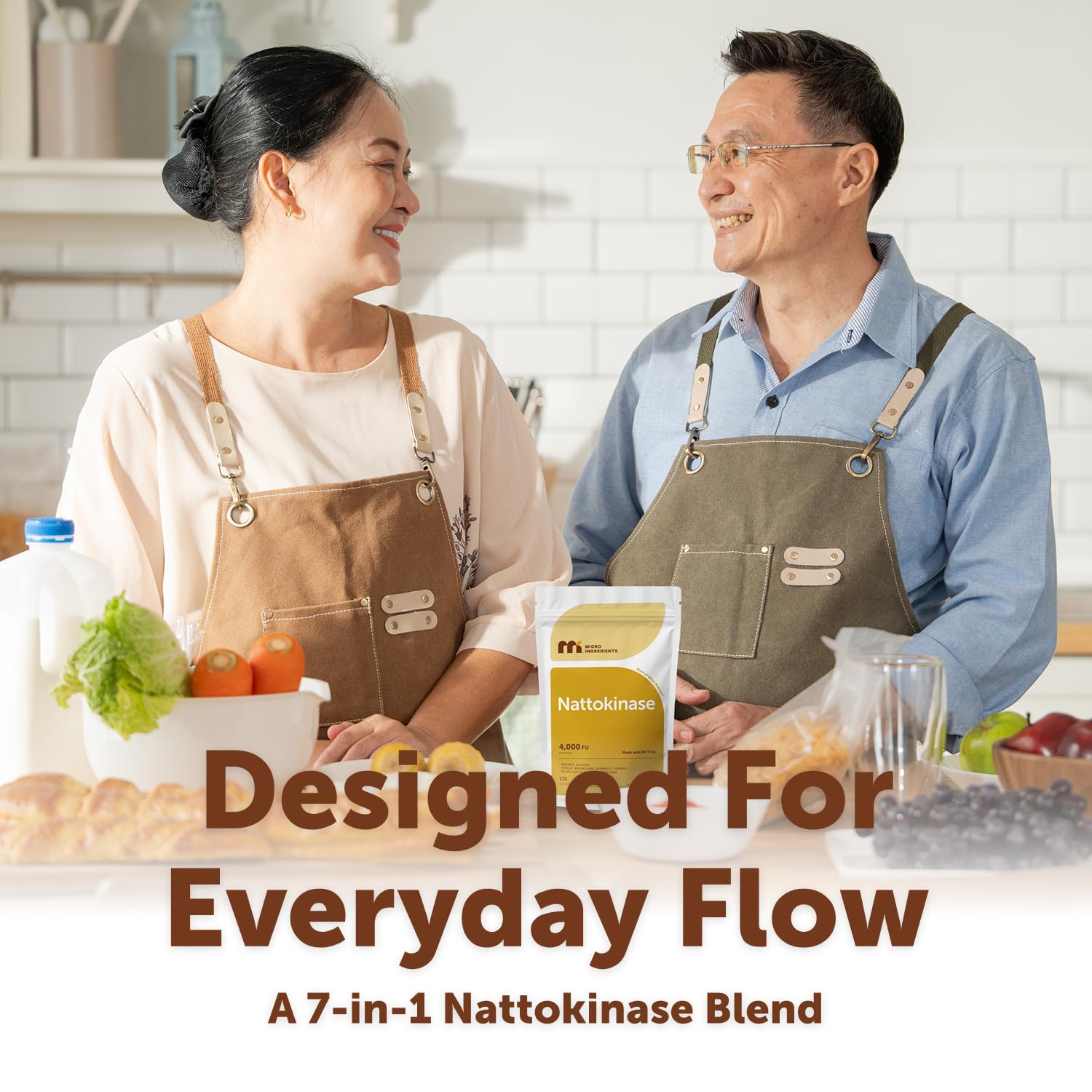 Micro Ingredients Nattokinase Supplement | Enzyme Blend

