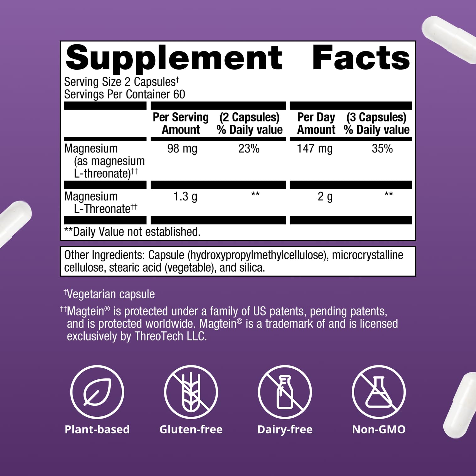 Metagenics Magtein Magnesium L-Threonate for Brain Health


