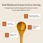 Real Mushrooms Cordyceps Capsules with Beta Glucans


