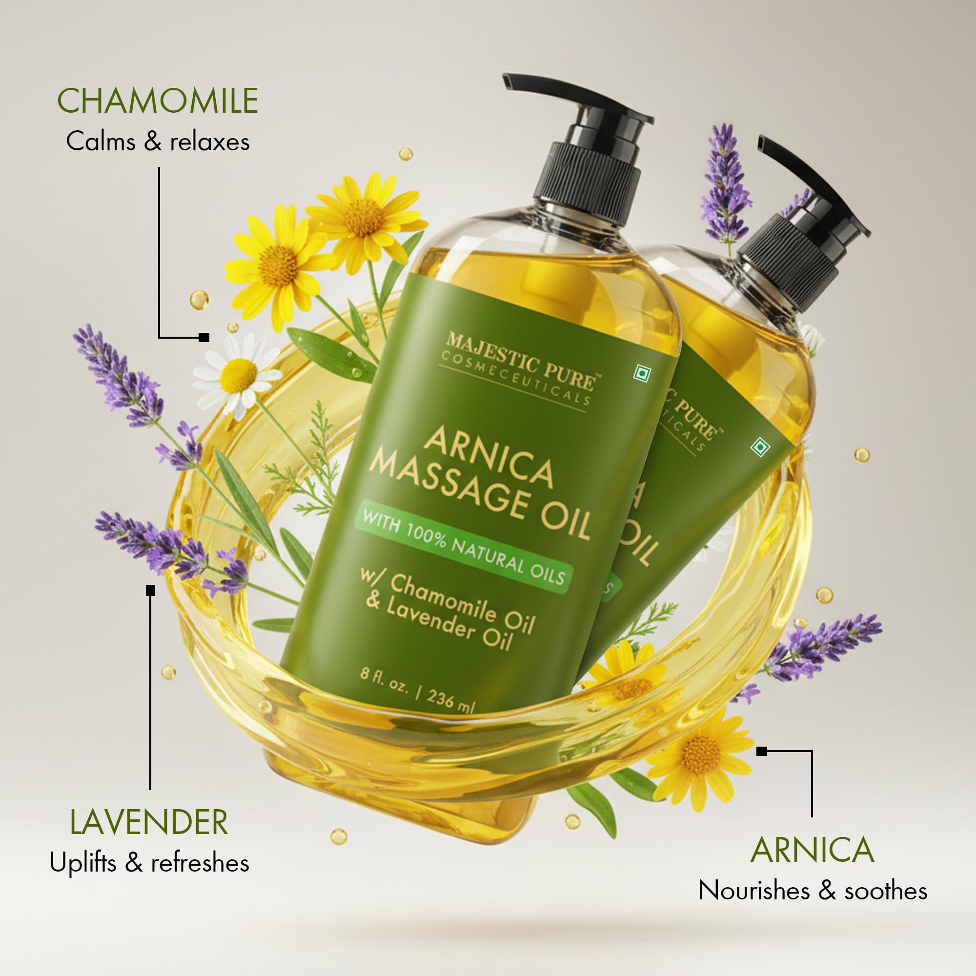 Majestic Pure Massage Oil for Relaxation

