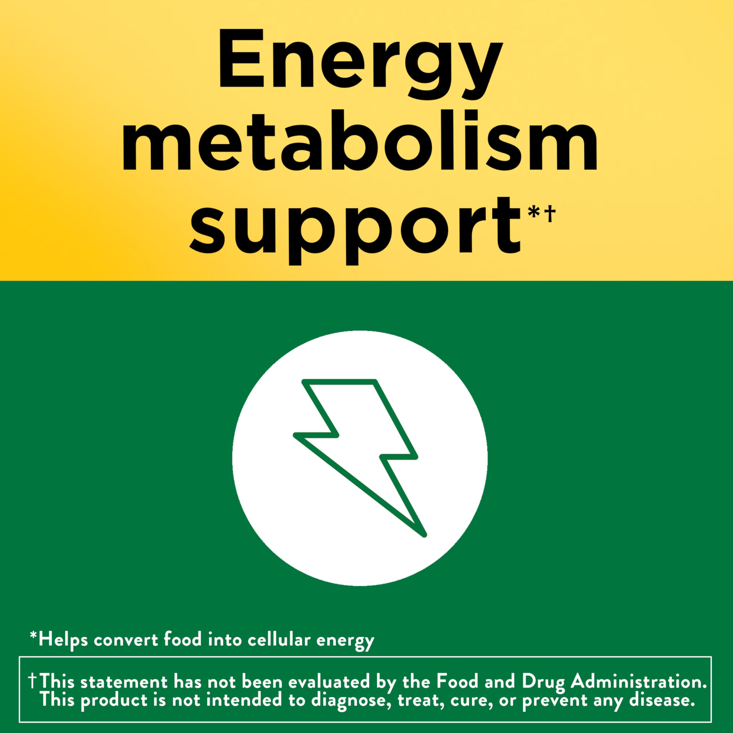 Nature Made Super B Complex Vitamins for Energy Metabolism

