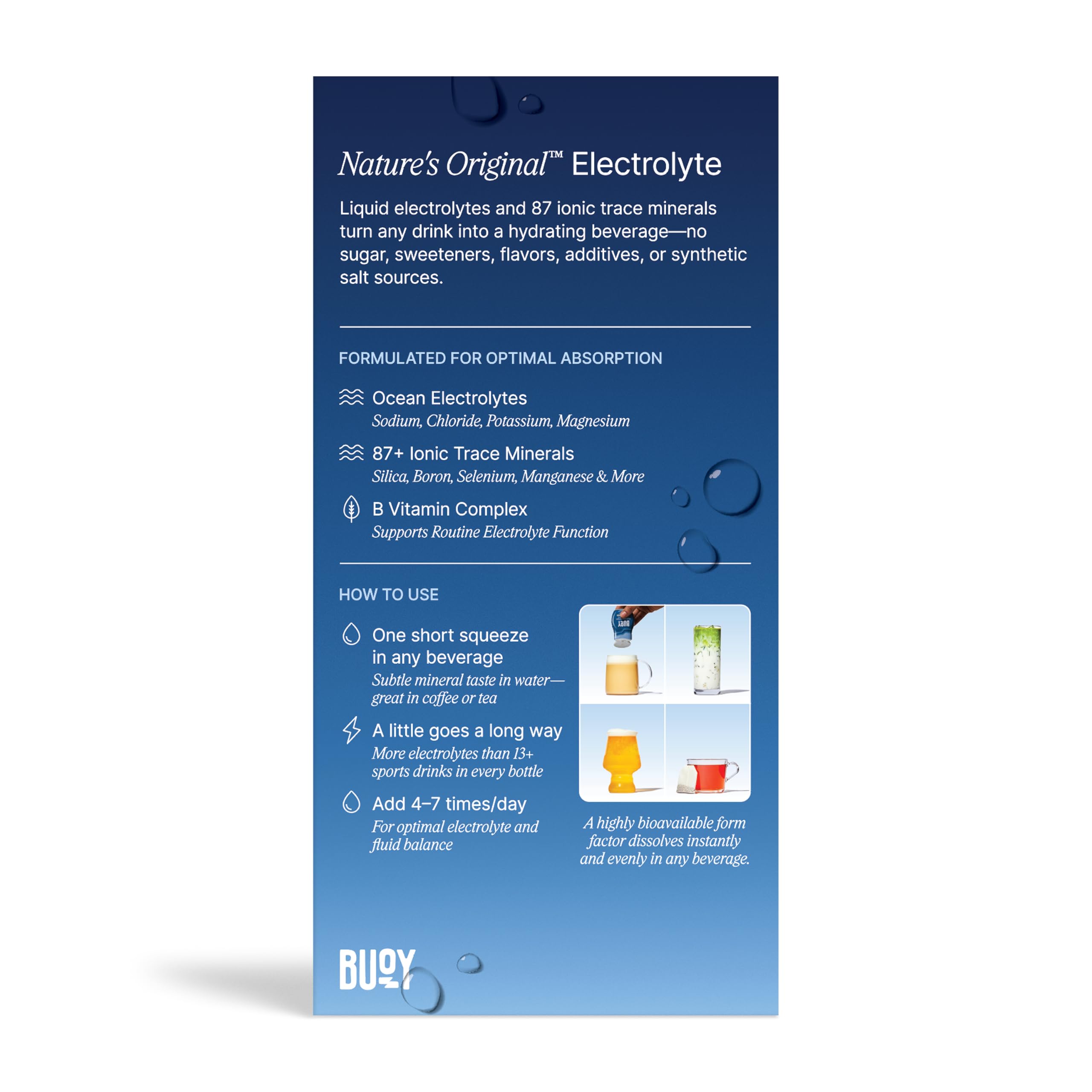 Buoy Electrolyte Drops | Hydration Supplement

