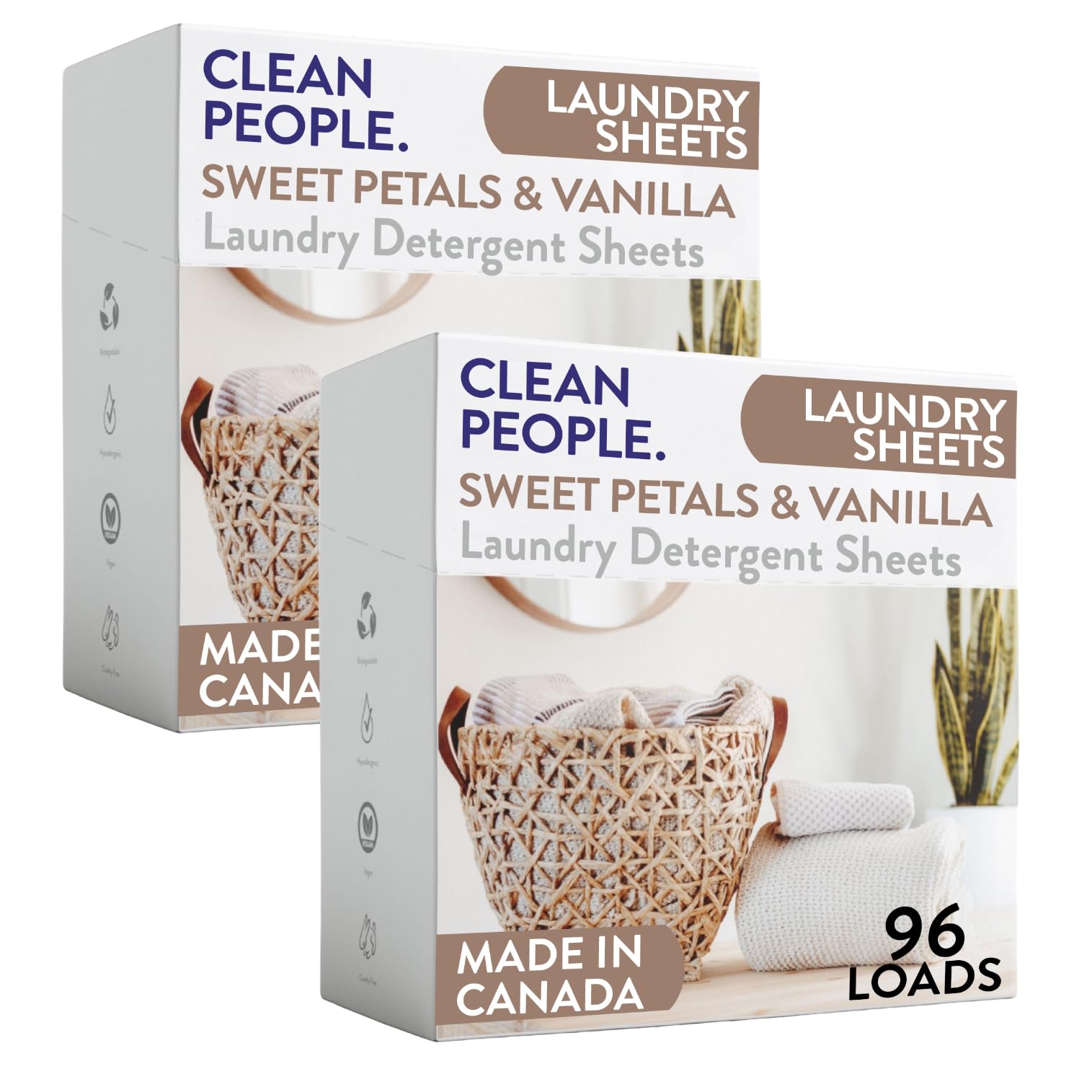 Clean People Laundry Detergent Sheets – Ultra Concentrated
