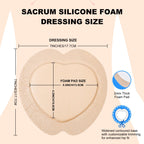 Sacral Silicone Foam Dressing for Pressure Sores

