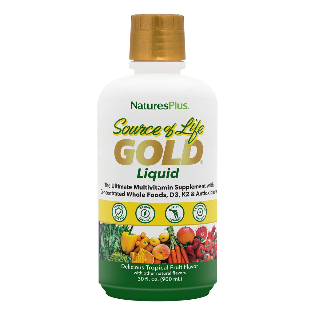 Nature's Plus Source of Life GOLD Multivitamin Liquid

