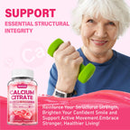 Calcium Citrate Gummies 1200 mg for Adults - Vegan

