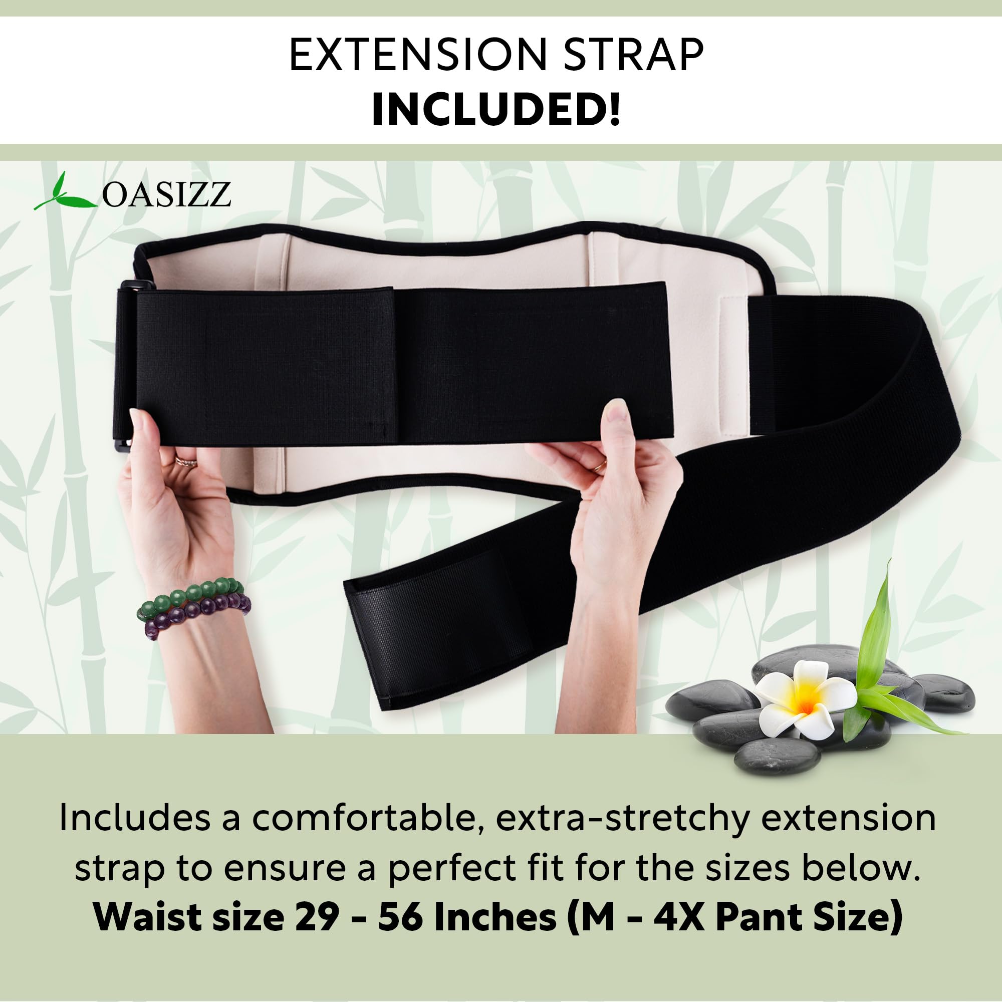 OASIZZ Castor Oil Pack Wrap for Stomach - Reusable

