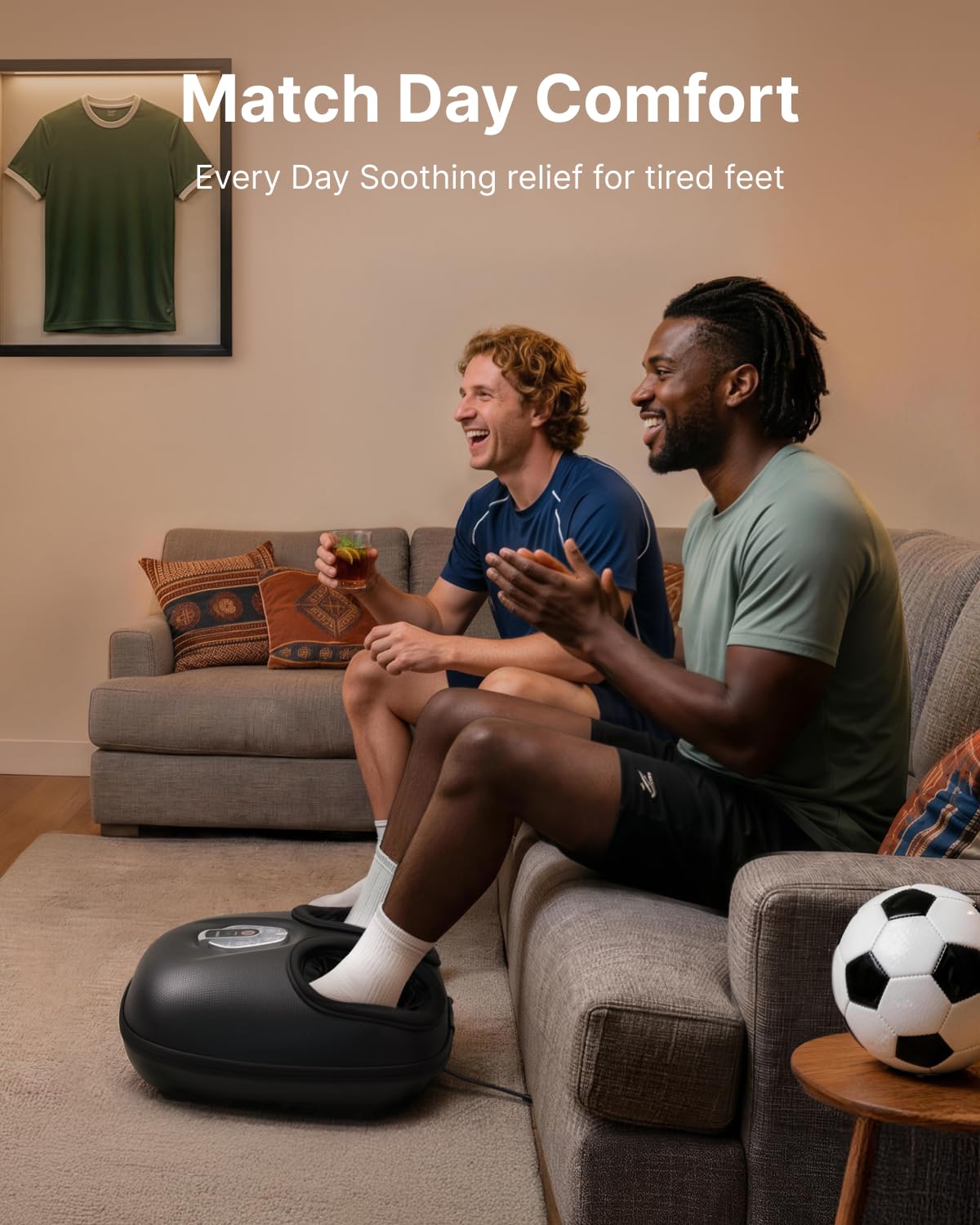 RENPHO Foot Massager with Heat – Cordless Shiatsu

