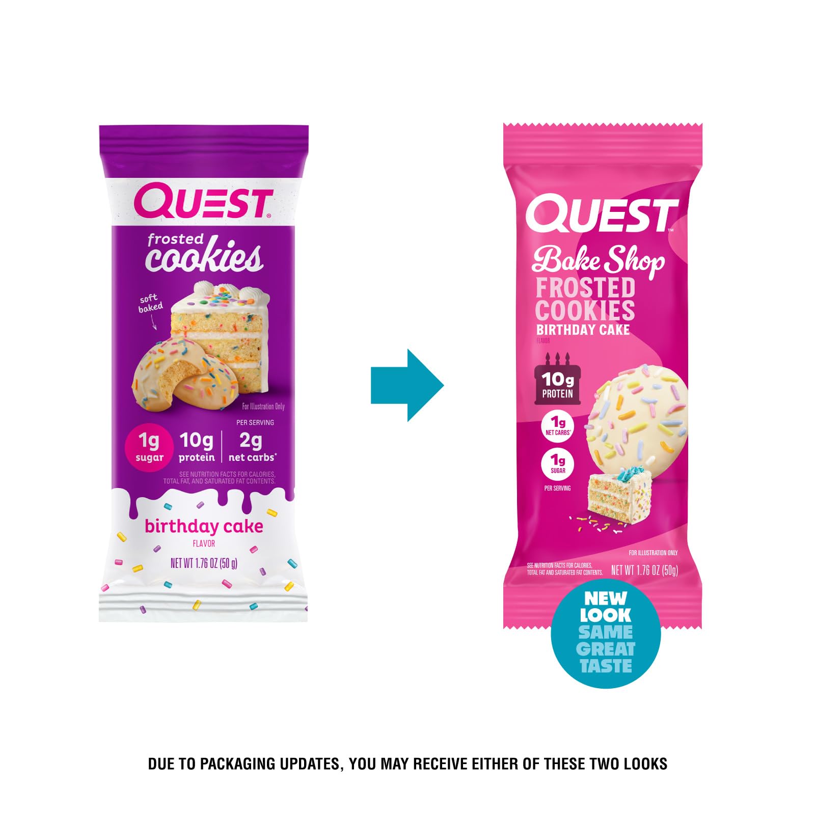 Quest Frosted Cookies Gluten Free High Protein

