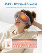 RENPHO Eyeris 1 Eye Massager with Heat | Eye Strain Relief

