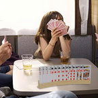 Plusvivo Solid Wood Curved Card Holders for Playing Cards

