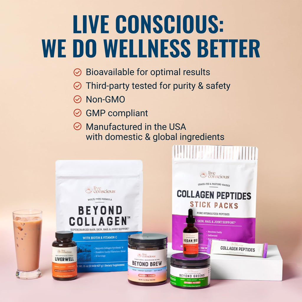 Live Conscious Vegan B12 Sublingual Drops | 5000mcg

