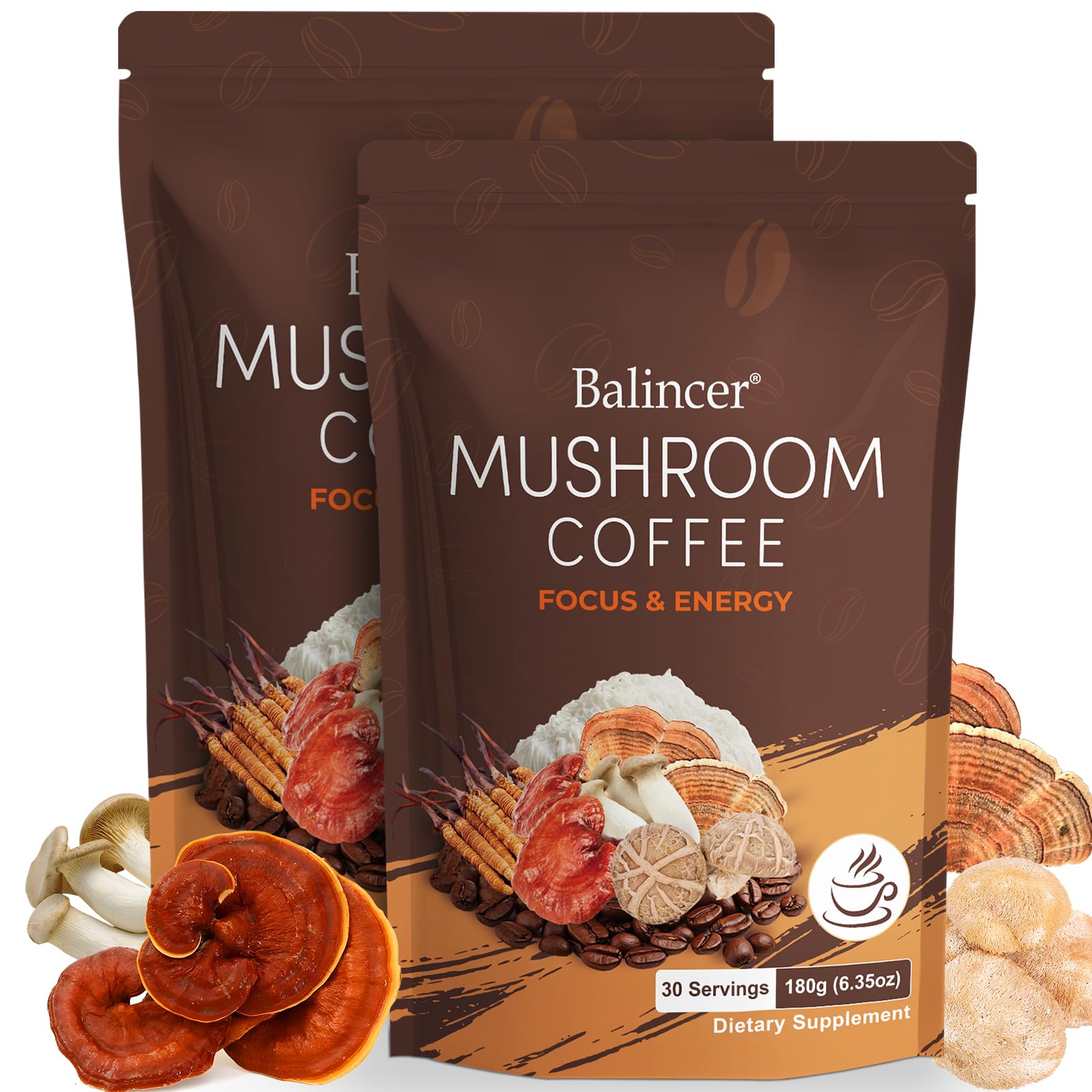 Mushroom Coffee with Adaptogenic Mushrooms for Focus and Wellness