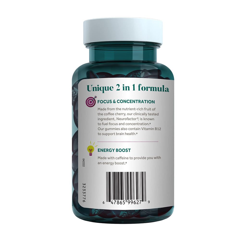 Neuriva Brain + Energy Gummies for Focus | Neurofactor

