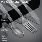 Clear Plastic Forks Extra Heavy Duty | BPA-Free Cutlery

