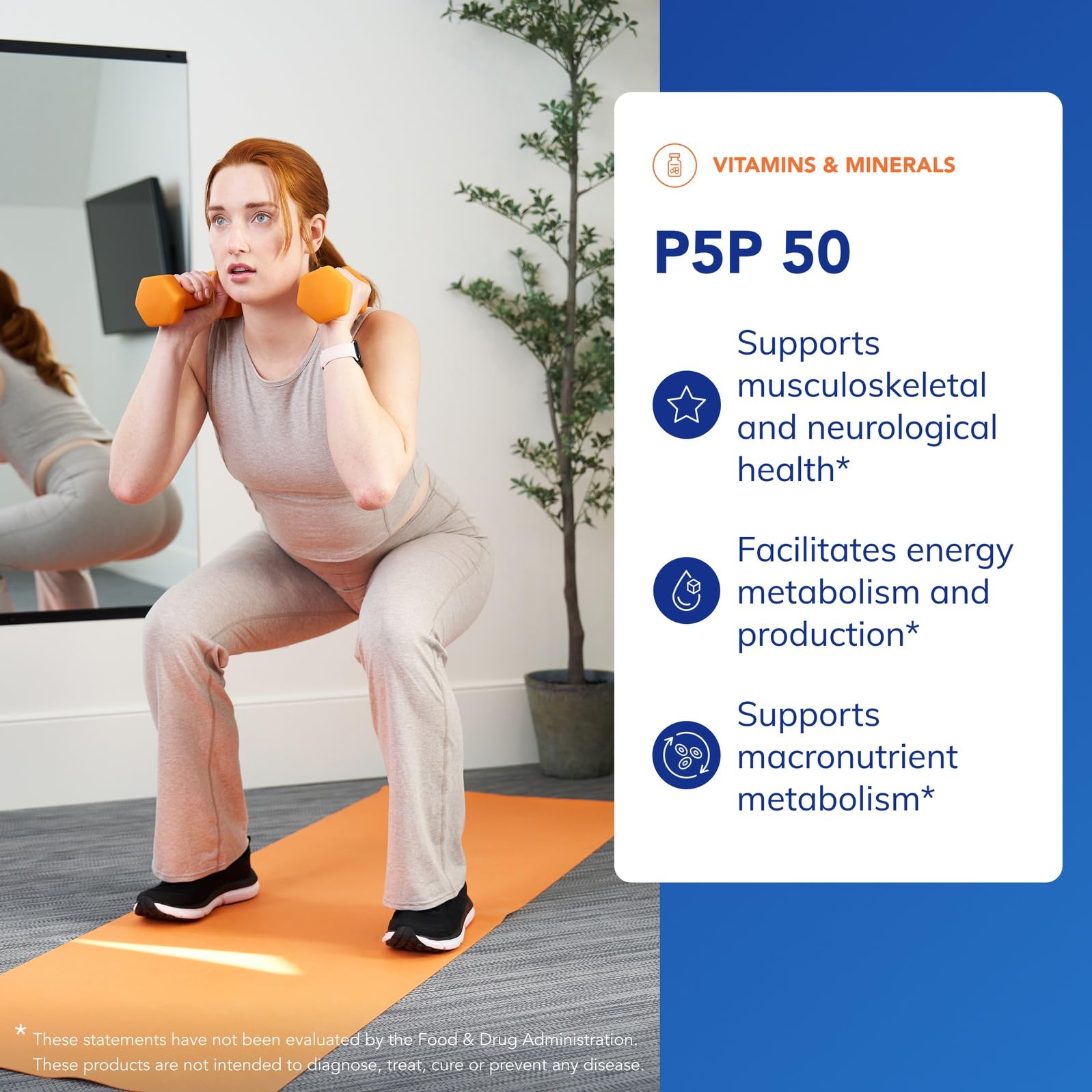 Pure Encapsulations P5P Vitamin B6 for Energy & Brain Health

