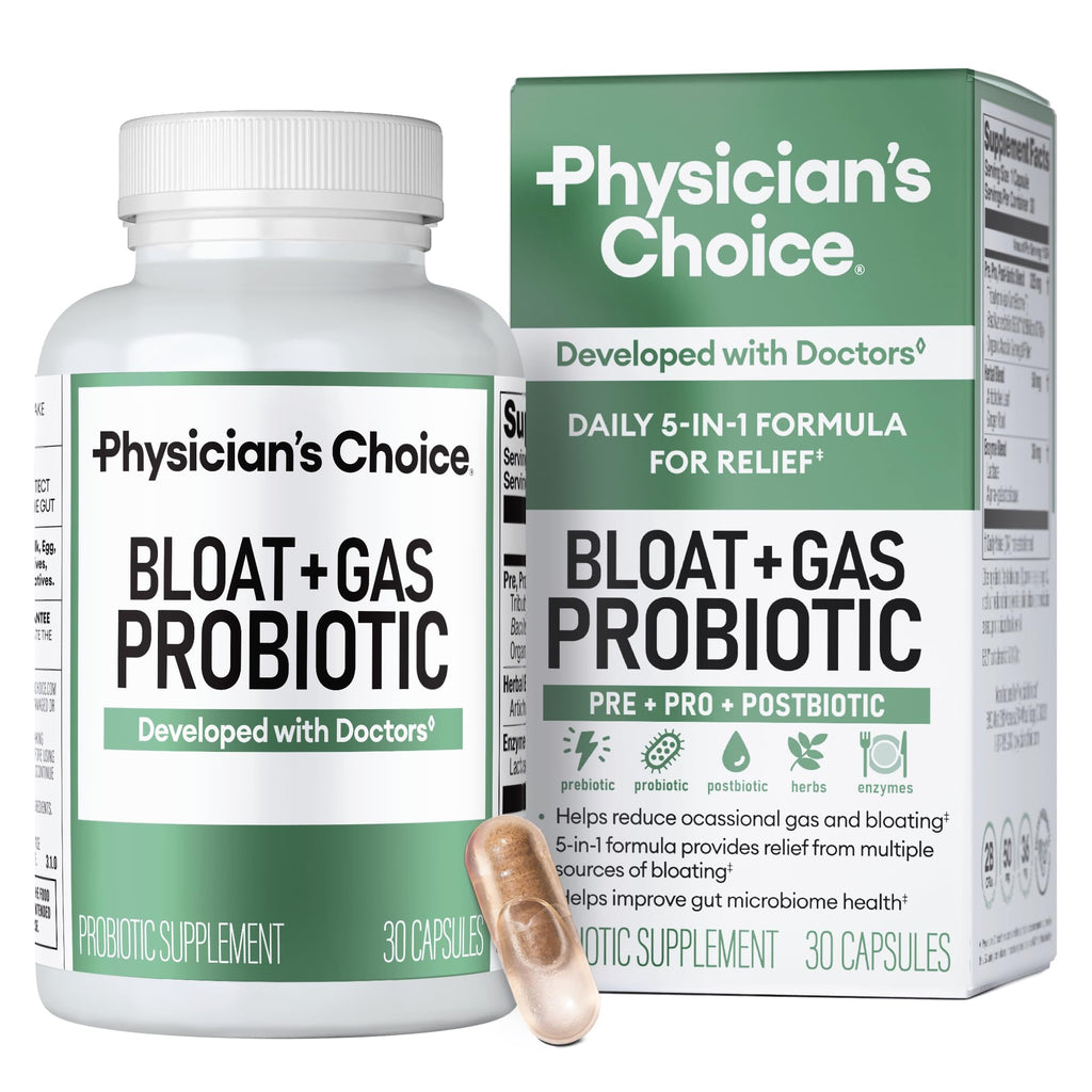 Physician's Choice Five-in-One Bloat Probiotic Support

