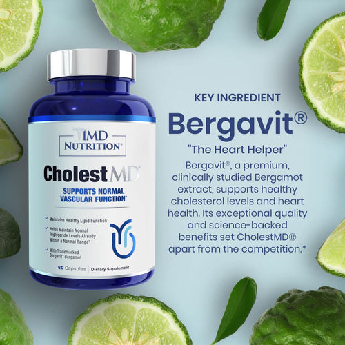 CholestMD by 1MD Nutrition with Olive Leaf & Bergavit

