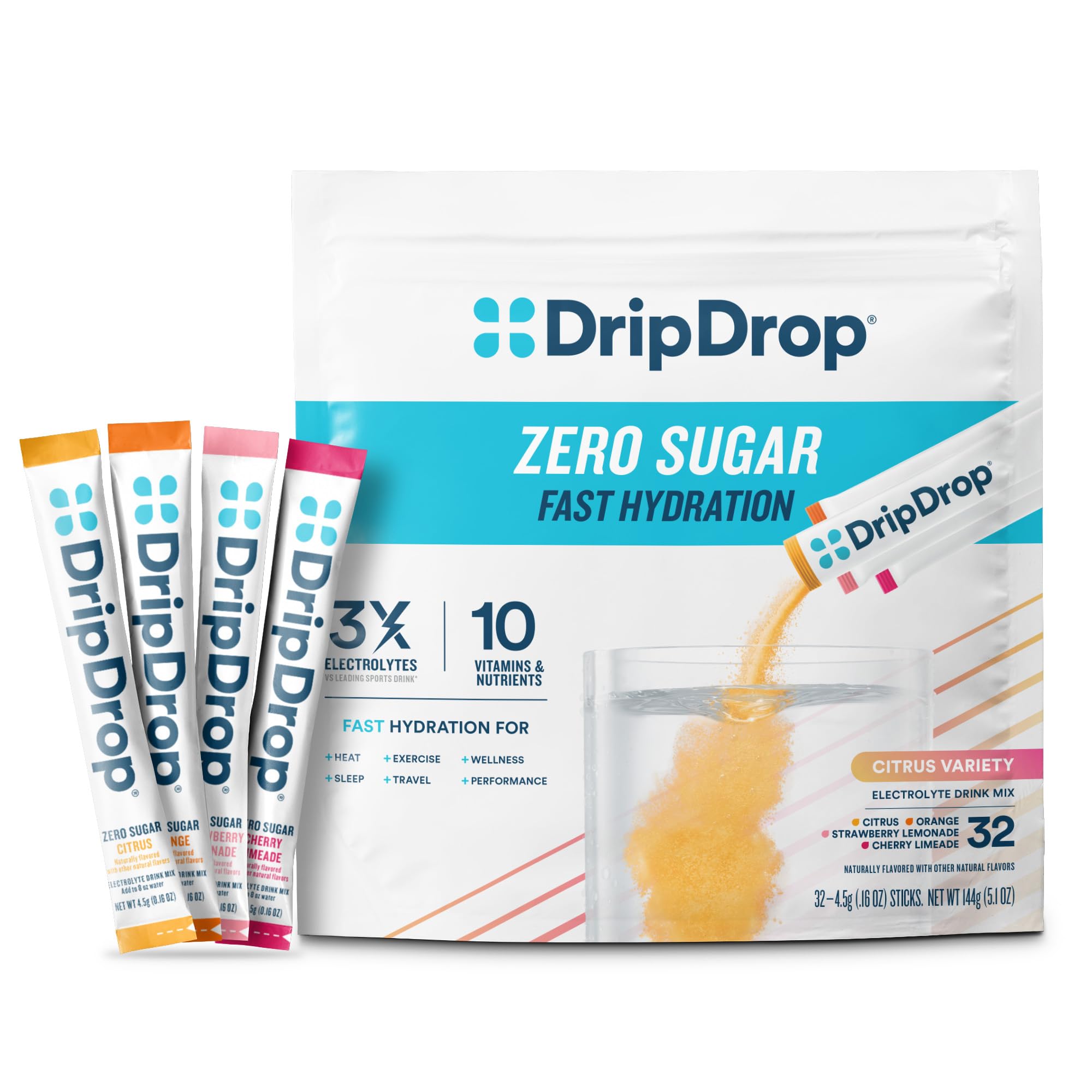 DripDrop Sugar Free Hydration - Electrolyte Drink Mix

