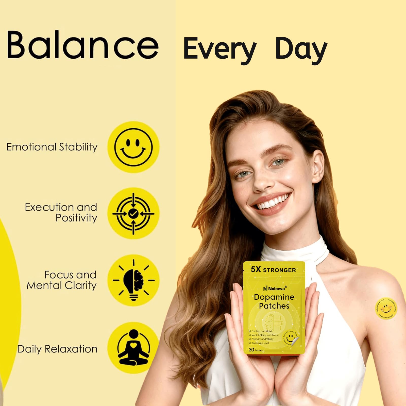 Dopamine Patches – Vegan Mood Support for Daily Wellness


